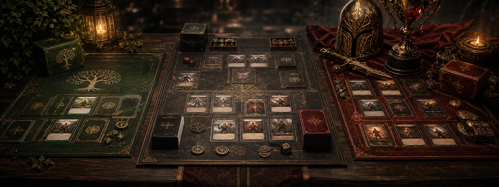 Formatos de juego de Flesh and Blood representados en una mesa